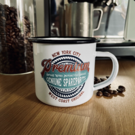 Emaille Tasse Becher