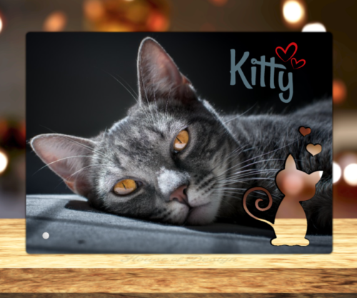 Fotoaufsteller Katze