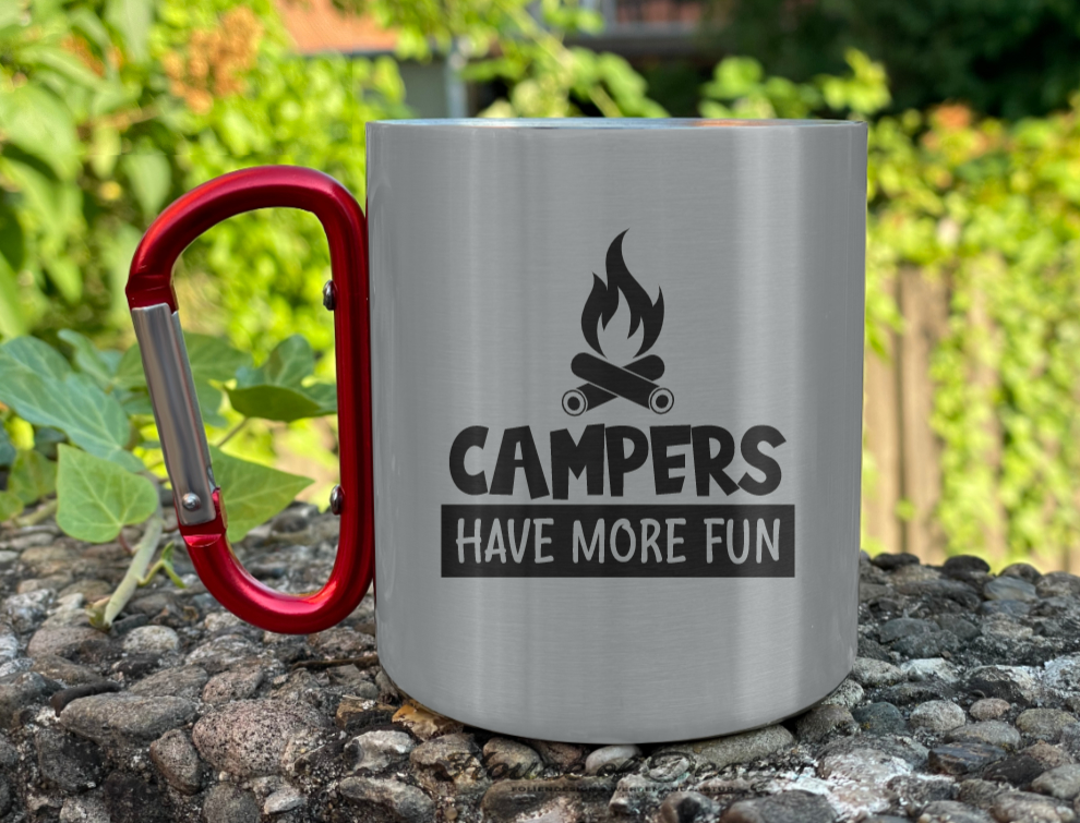 Edelstahltasse Karabiner – Bild 5