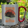 Edelstahltasse Karabiner – Bild 2