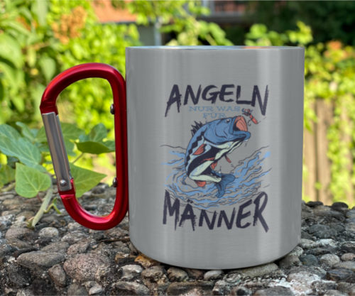 Edelstahltasse Karabiner