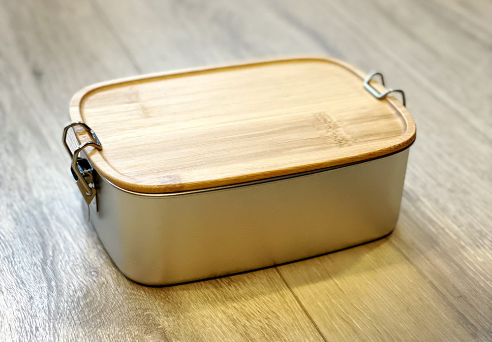Lunchbox Edelstahl Bambus – Bild 6