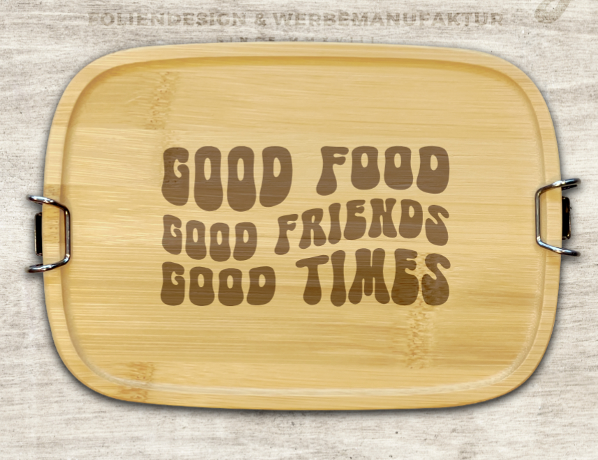 Lunchbox Edelstahl Bambus – Bild 5