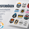 DTF Transferbögen