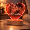 Acrylglas Herz beleuchtet